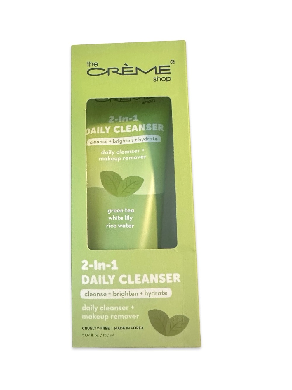 The Crème Shop 2-in-1 Daily Cleanser + Makeup Remover 5.07 oz
